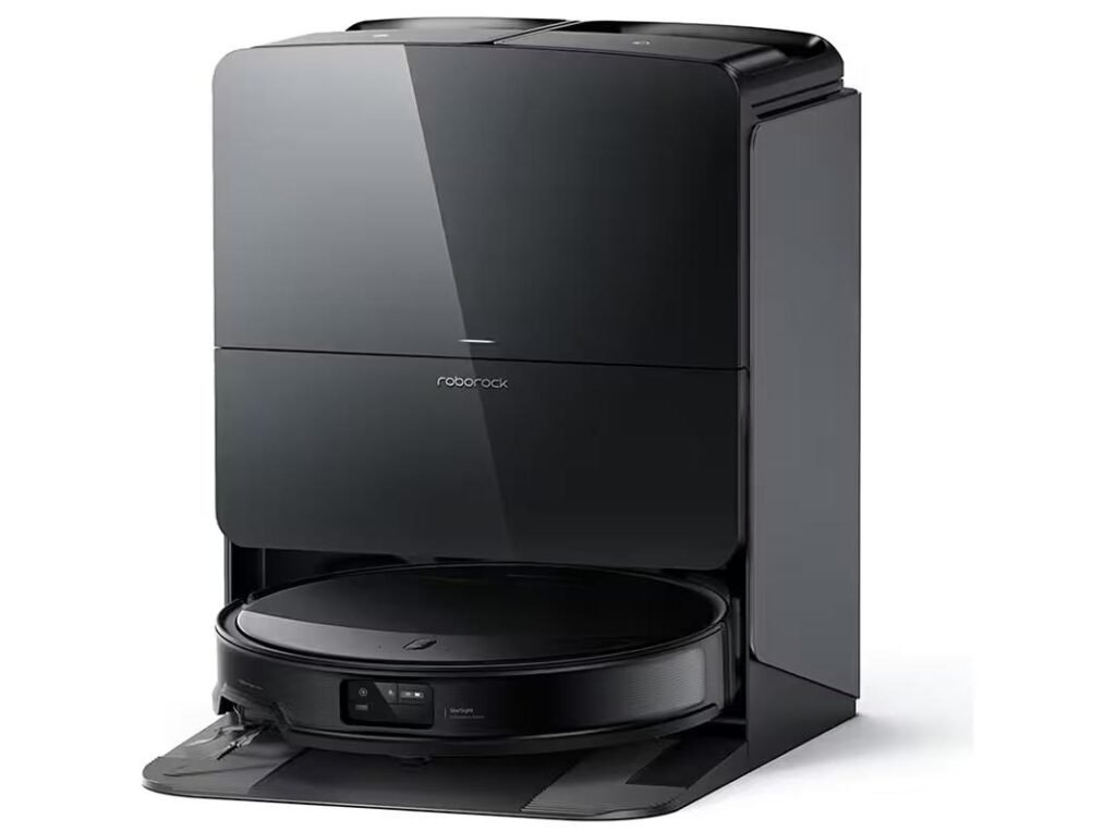 Robotstøvsuger Roborock Saros 10R sort, poseløs