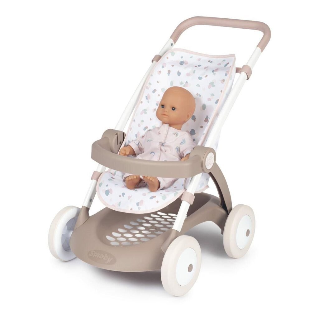 Smoby Lille barnevogn til dukker - Stroller 58 cm
