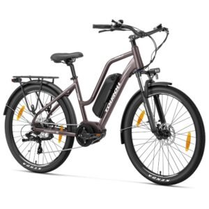 Touroll MA2 elcykel - 70 Nm Mid Drive - 100 km rækkevidde - Hydrauliske bremser - Shimano 7-trins - 27,5" dæk - Aftageligt batteri - IPX4