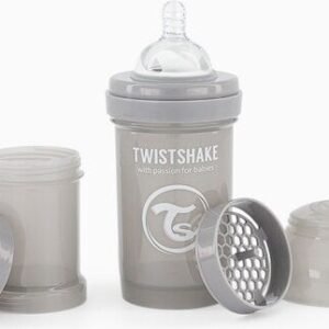 Twistshake - Anti-kolik Sutteflaske Pastel Grå 180 Ml