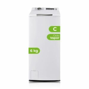 Vaskemaskine topbetjent Aspes ALCS6201C - 6 kg, energiklasse C