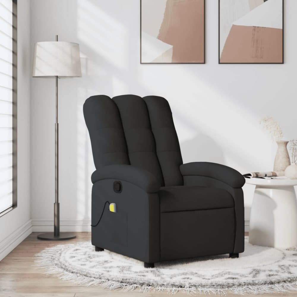 vidaXL massagestol stof sort - Lænestole
