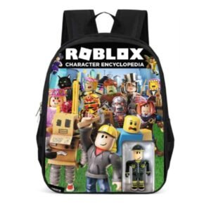 3D Roblox Skoletaske Rygsæk Skoletaske Børn Dreng Pige