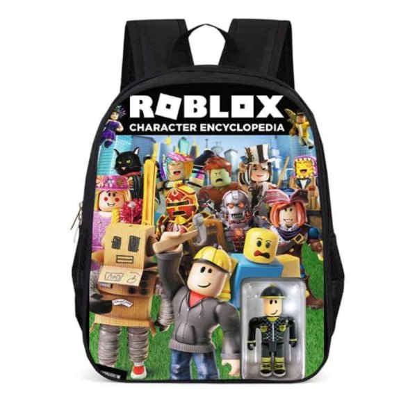 3D Roblox Skoletaske Rygsæk Skoletaske Børn Dreng Pige