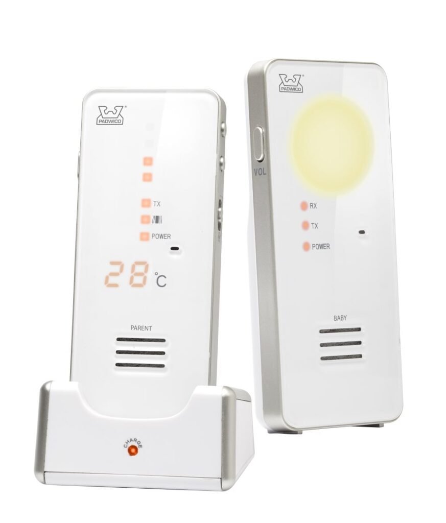 Babyalarm 850, Hvid, Padwico