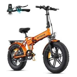ENGWE EP-2 Boost foldbar elcykel, 20''* 4'' terrængående dæk, 48V13Ah aftageligt batteri, rækkevidde op til 120 km