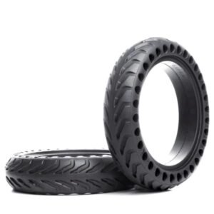 INF 8,5 tommer honeycomb solid dæk kompatibelt med Xiaomi M365 el-løbehjul - punkteringssikker og stødabsorberende 2-pack