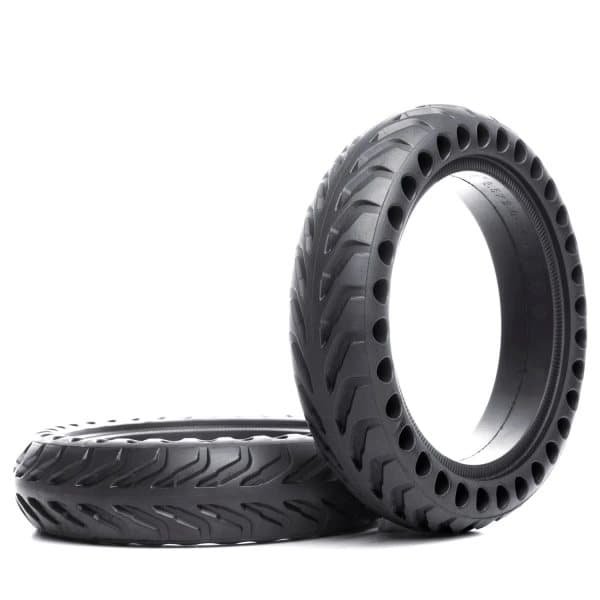 INF 8,5 tommer honeycomb solid dæk kompatibelt med Xiaomi M365 el-løbehjul - punkteringssikker og stødabsorberende 2-pack