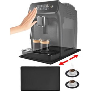 Kaffemaskine Underlag Silikonemåtte med Kant 47x29cm Fuldt Automatiske Kaffeunderlag
