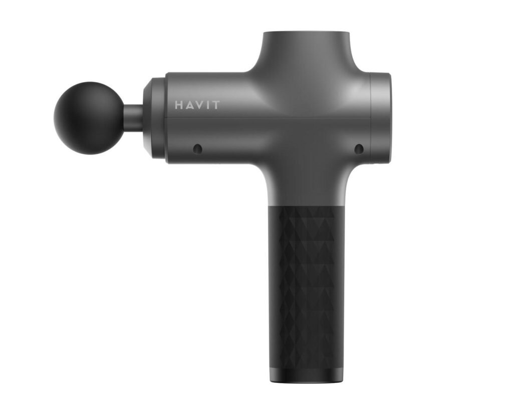 Massagepistol Havit MG1503 trådløs håndholdt massager, sort