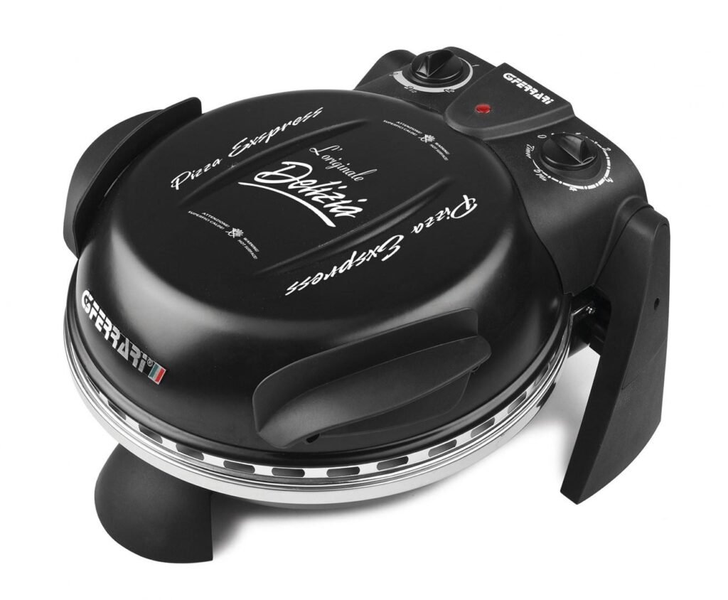 Pizzaovn G3FERRARI Delizia, elektrisk 1.200 W, sort