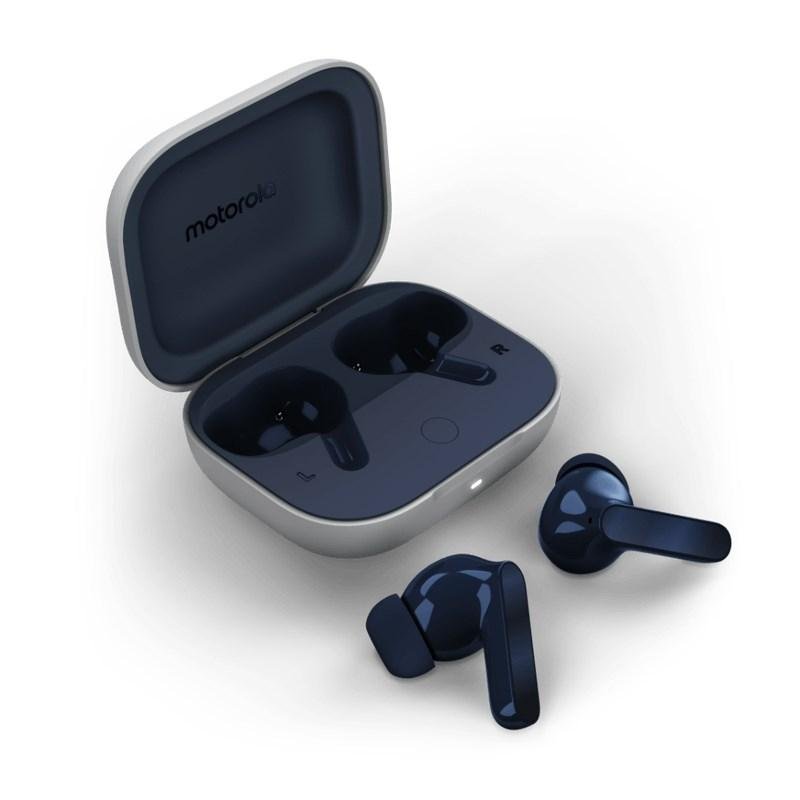 Trådløse in-ear høretelefoner Motorola Moto Buds Bluetooth, Starlight Blue