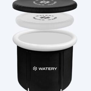 Watery oppustelig isbad - Hero - Sort