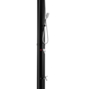 Solar havebruser med håndbruser i PVC og metal H217 cm - Sort