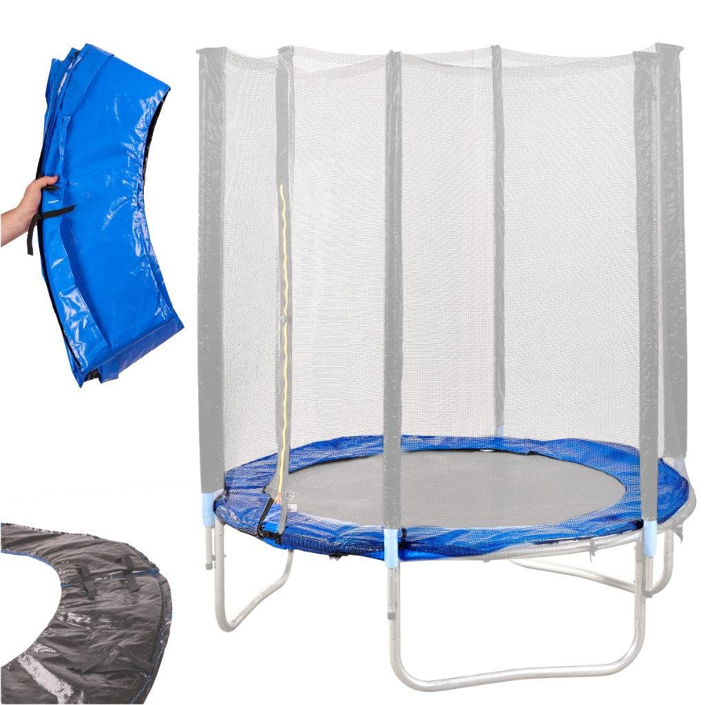 Trampolin kantpude 183 cm blå PVC med 1,5 cm skum