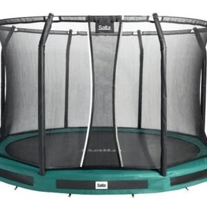 Trampolin til haven Salta Premium Ground Combo 251 cm grøn