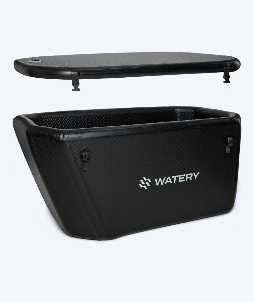 Watery oppustelig isbad - Ace - Sort