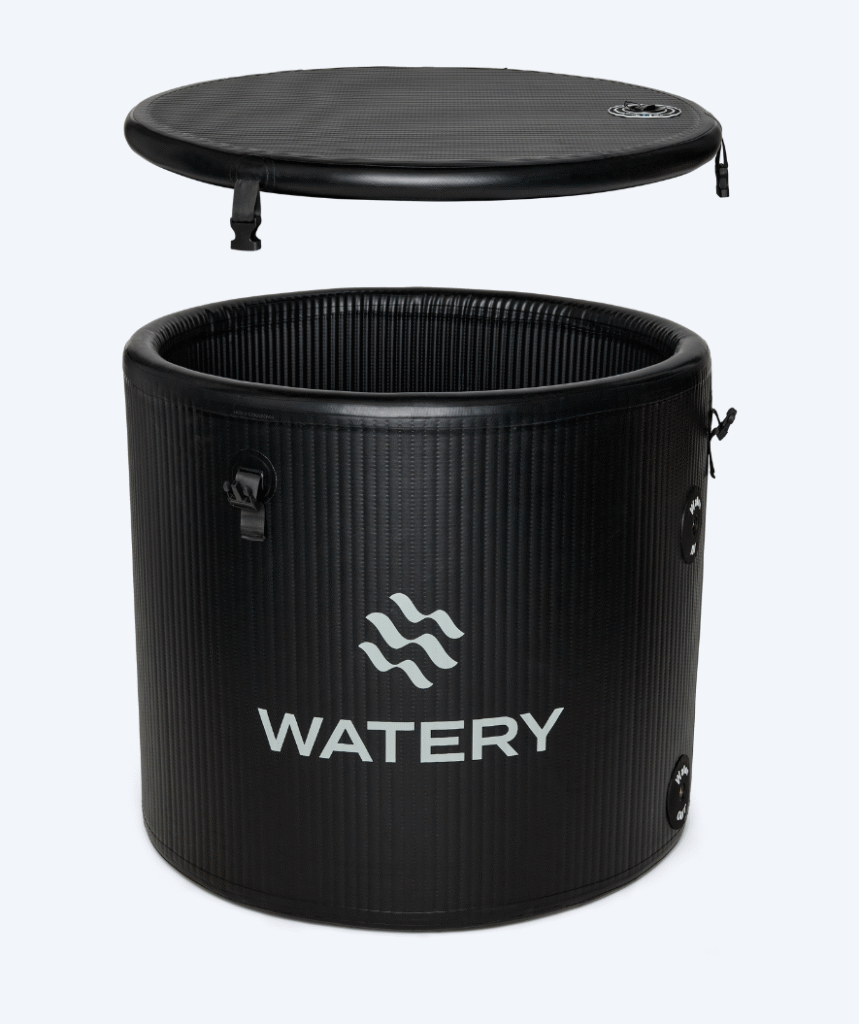 Watery oppustelig isbad - Deluxe - Sort