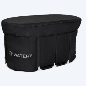 Watery oppustelig isbad - Hero Max - Sort