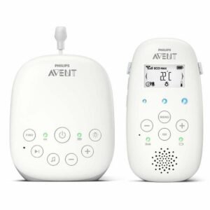 Babyalarm Philips Avent - hvid med LCD og natlys