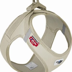 Curli Vest Clasp Cord Hundesele - Tan (3XS)