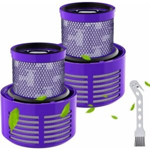 2 stk. udskiftningsfilter til Dyson V10 SV12 støvsuger Genanvendelig V10 filter til Dyson støvsuger V10 SV12 vaskbar Cyclone Animal Absolute batteri Delnummer DY-969082-01
