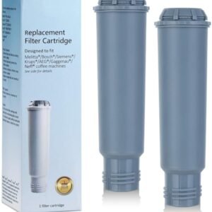 2 stk. vandfilterpatroner til kaffemaskiner til Melitta, Krups Claris F088, Nivona automatiske kaffemaskiner