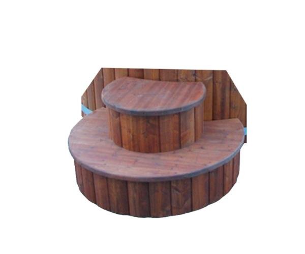 2 trins trappe til vildmarksbad - Let adgang