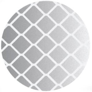 20-pak rund selvklæbende reflektorer 50 mm Sikkerhed i mørket Refleksklistermærker Refleksklistermærker Cykelklistermærker på barnevogn (Hvid)