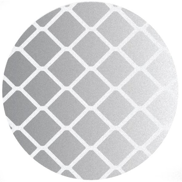 20-pak rund selvklæbende reflektorer 50 mm Sikkerhed i mørket Refleksklistermærker Refleksklistermærker Cykelklistermærker på barnevogn (Hvid)