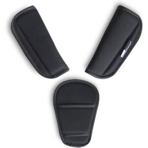 3 stk. Baby Barnevogn Selebånds Dæksler & Skridtpude Universal Blød Pude til