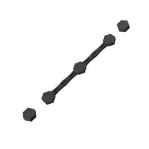 Airfryer Magnetisk Silikonespænde Kompatibelt til at Holde Airfryer Bagepapir Nede Lås-Perfekt Sort-max