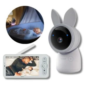 Babyalarm med kamera | 2K 3MP | Inkl. Trådløs Skærm | AI-funktioner