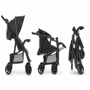 Barnevogn Hauck Shopper Neo II - sort/sølv, 1 sæde