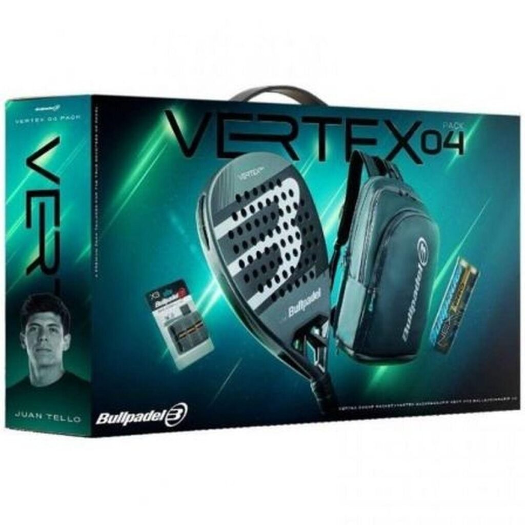 Bullpadel Vertex 04 Comfort Pro Line 2026 padel bat - sort kulfiber, 38 mm