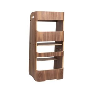 Curve Lab Læringstårn - Birketræsfinér Med en Overflade Afslutning i Valnød