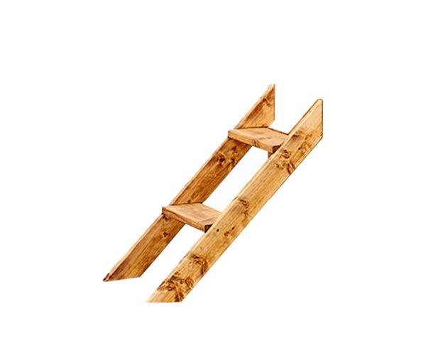 DenForm 2-Trins Trappe til Vildmarksbad - Nem Adgang