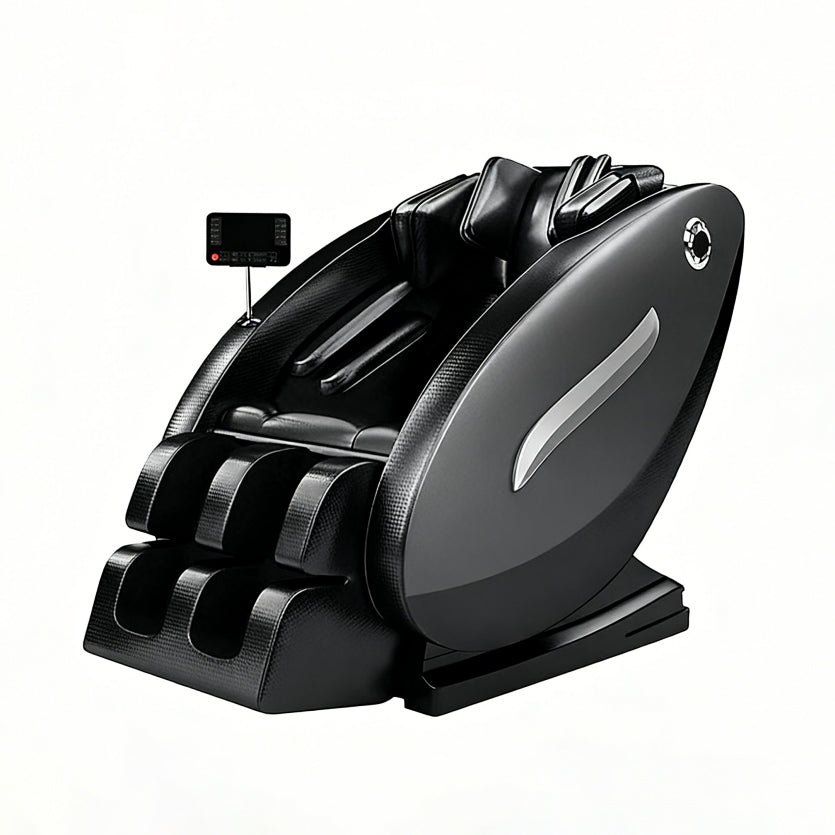 Flowliner 4D Massagestol - Silver Black