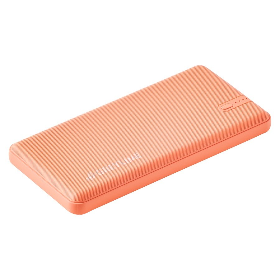 GreyLime OCEAN 10.000 mAh powerbank, 2 x USB-A output, Coral Red