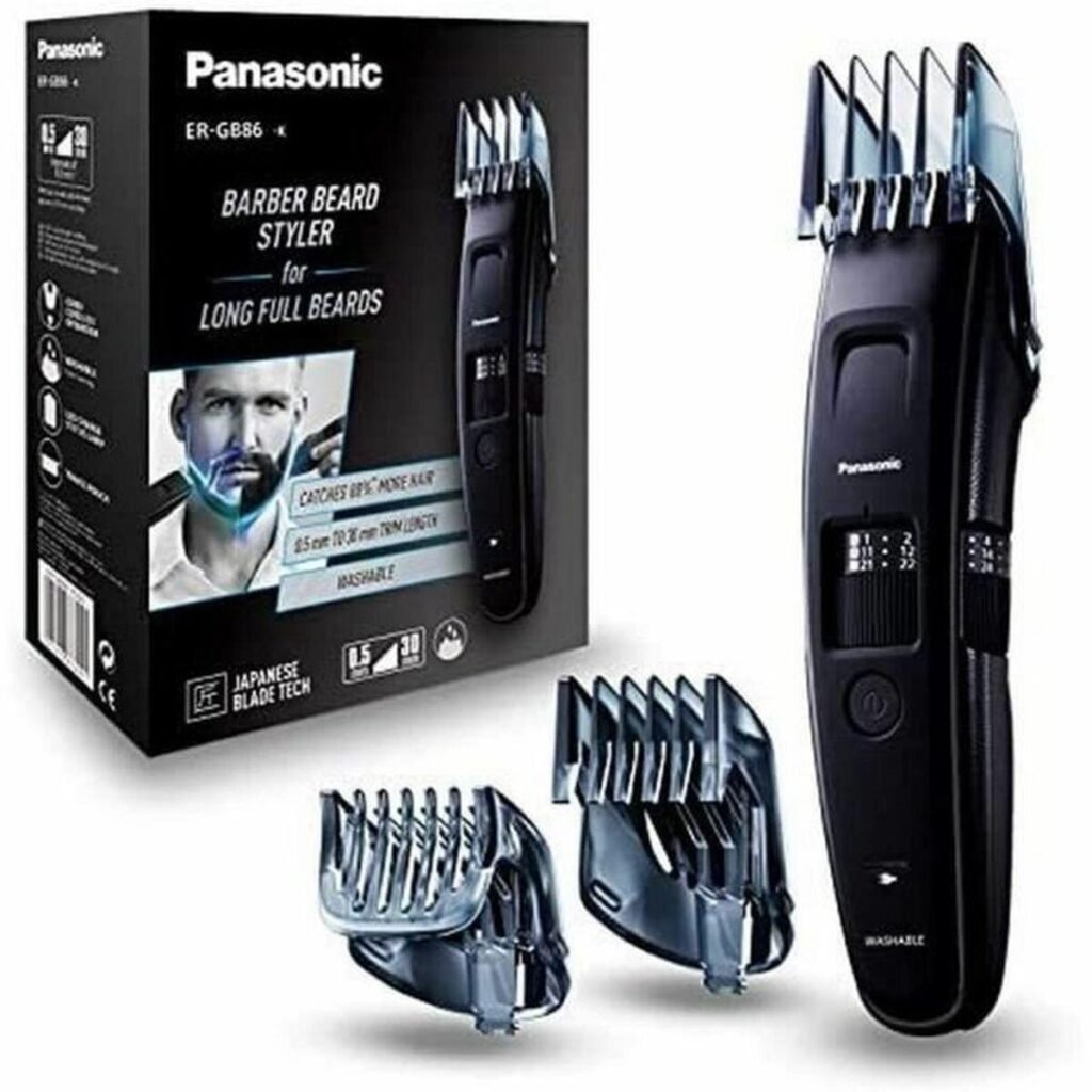 Hårtrimmer til skæg Panasonic ER-GB86-K503, 0,5-30 mm (3 enheder)