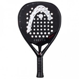 Head Coello Pro 2025 padel bat - sort kulfiber, 38 mm, 375 g