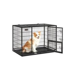 Hundebur med 2 døre 107 x 70 x 74,9 cm