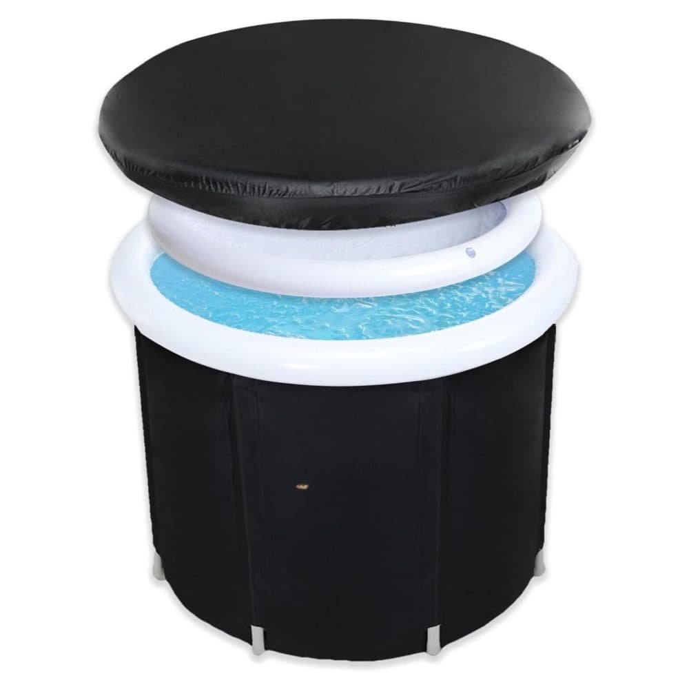 Isbad - Deluxe Ice Nordic - Transportabelt - Sort