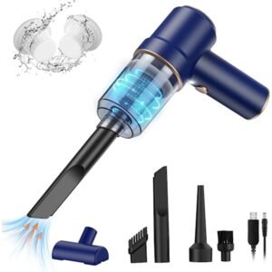 Ledningsfri håndholdt støvsuger, bilstøvsuger, mini håndholdt støvsuger, kraftig sugning, genopladelig 2 i 1 let sugning til rengøring