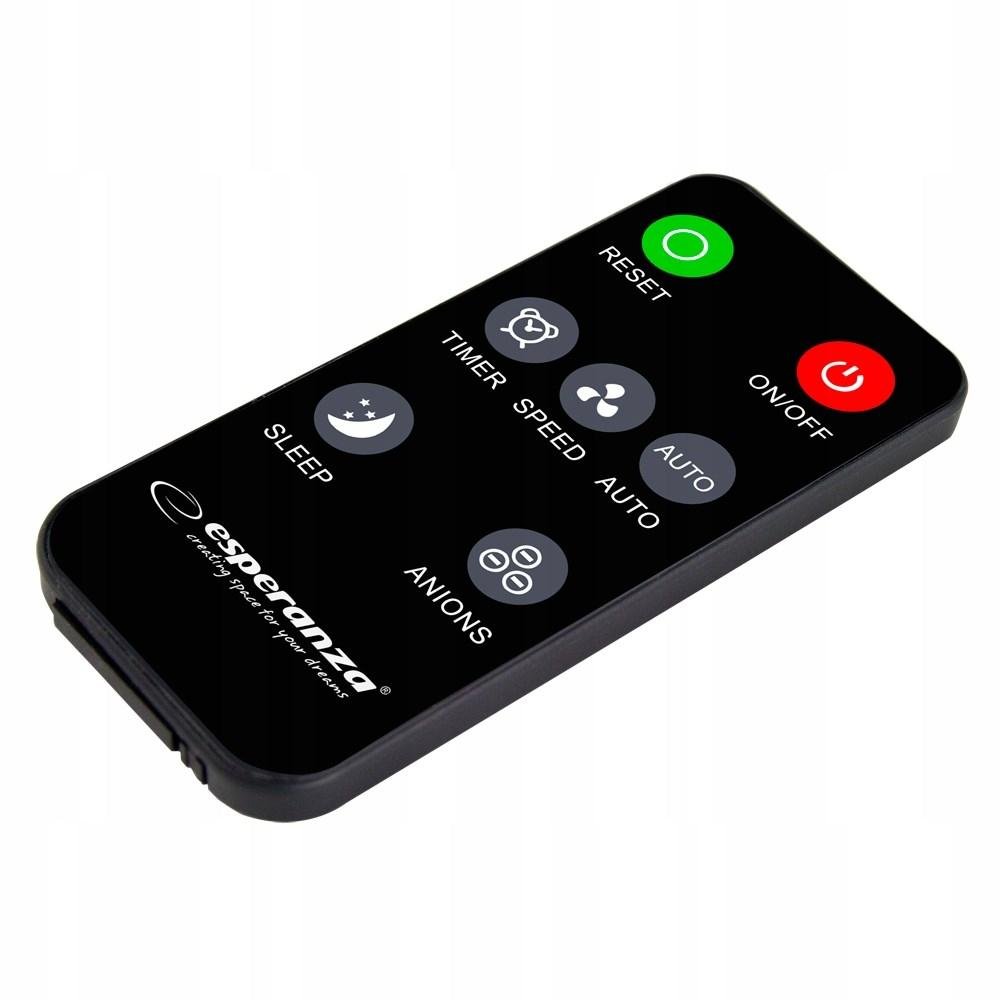 Luftrenser Esperanza EHP003 50 m², 190 m³/t, HEPA 11, sort/hvid