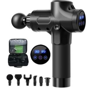 Massagepistol med 6 udskiftelige hoveder -AD11-