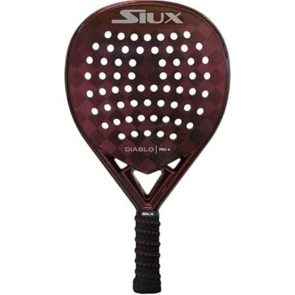 Padel bat Siux Diablo Pro 4 - Rød Charcoal EVA