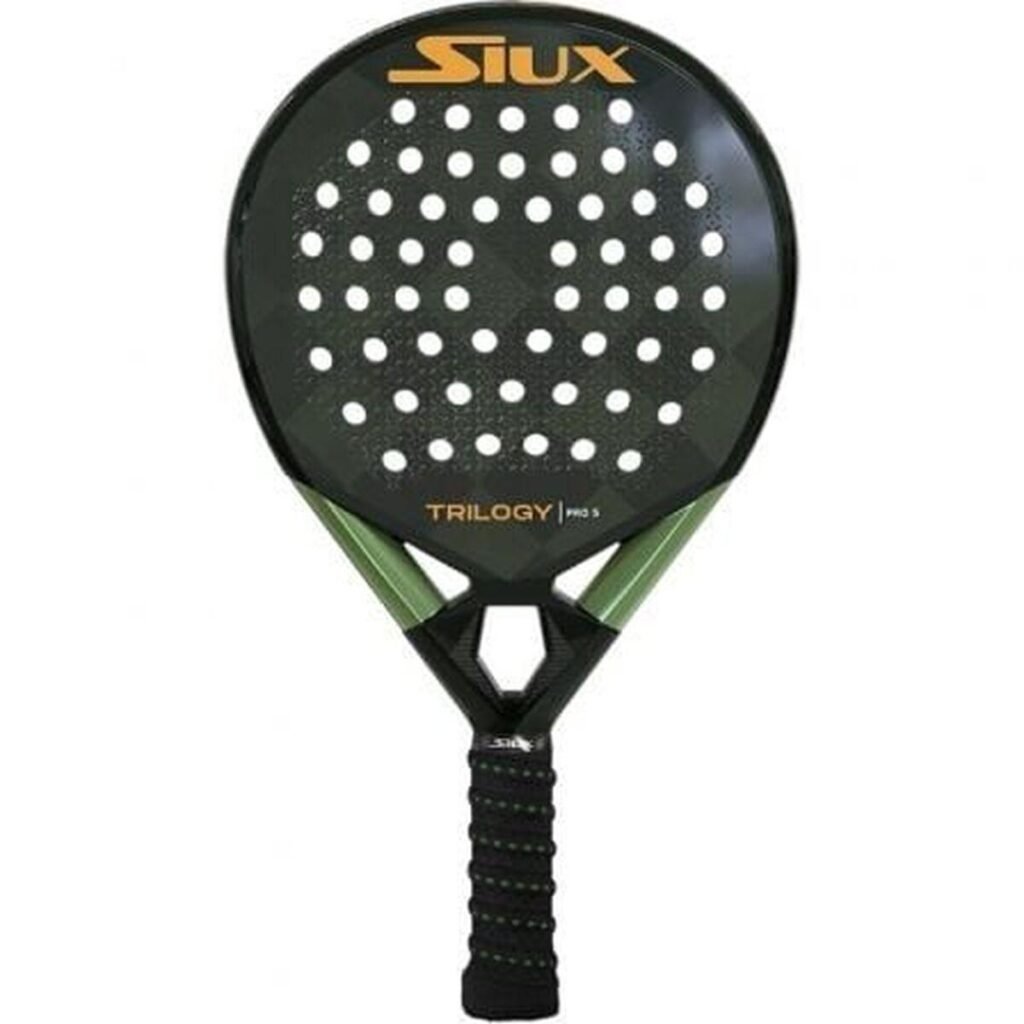 Padel bat Siux Trilogy Pro 5 2025 - Sort/Grøn - Charcoal EVA