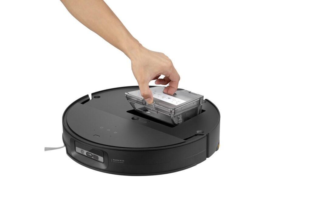 Robotstøvsuger roborock Saros 10 poseløs, sort, 0,27 l