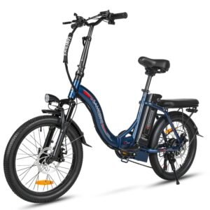 SAMEBIKE CY20 Elcykel til Voksen 350W Motor 36V12Ah Batteri 20 Tommer Dæk Elcykel